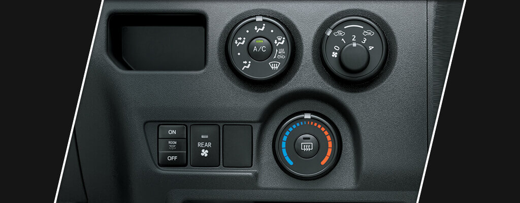 Dial Controls with Center Buttons